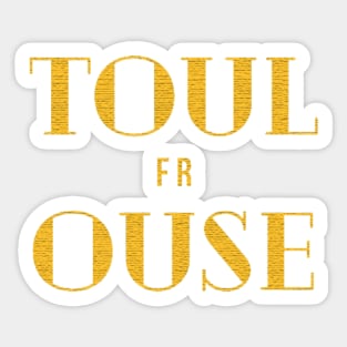 Toulouse, France Sticker